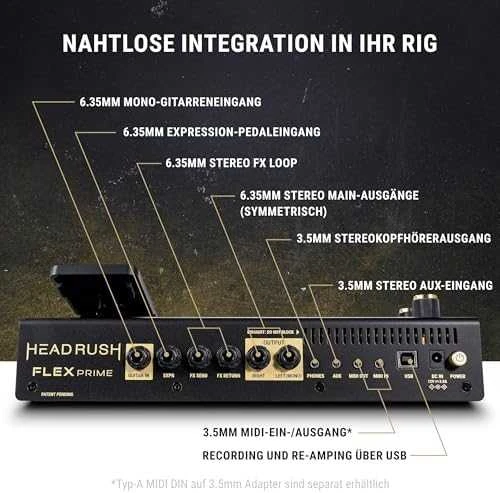 Headrush Flex Prime -multiefektiprosessori
