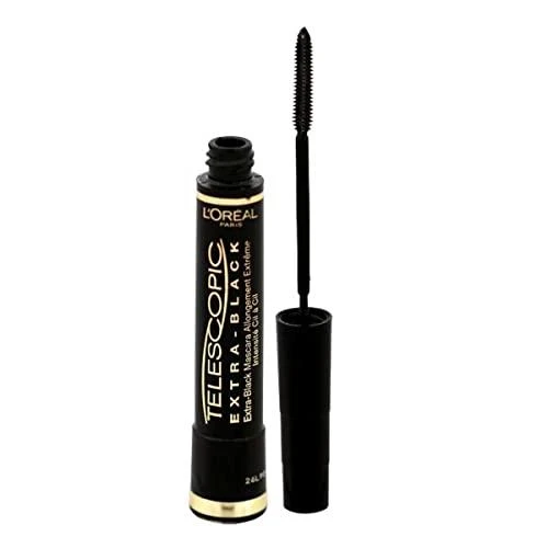 Blakstienų tušas L'Oreal Telescopic Carbon Juodas 8ml