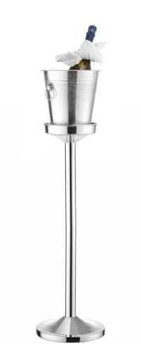 Bar Up Stovas, pagrindas šampano kibirui, plieno, aukštis 74 cm - Hendi 593608