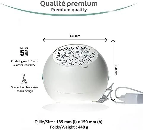 Nepriskirta Pulsuojančios oro srovės aromatinis difuzorius Innobiz VENTILIA (prekė su trūkumais)