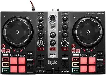 Hercules | DJ mokymosi rinkinys MK2 | Garsiakalbiai | USB jungtis
