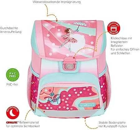 Mokyklinė kuprinė Herlitz Loop Plus Ballet Love, 16 l