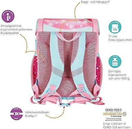 Mokyklinė kuprinė Herlitz Loop Plus Ballet Love, 16 l
