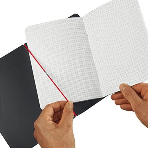 Herlitz 11361599, juodas, A6, 40 lapų, 70 g/m², kvadratinis popierius