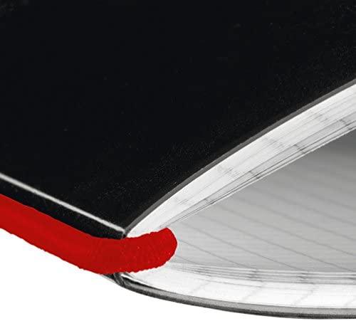 Herlitz 11361599, juodas, A6, 40 lapų, 70 g/m², kvadratinis popierius