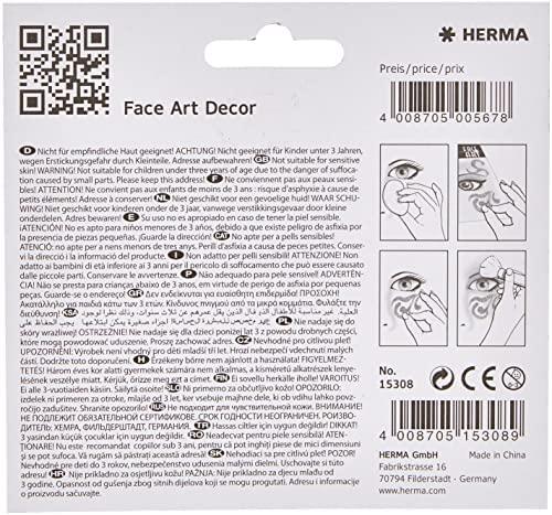 Herma Naklejka do zdobienia twarzy Leopard - 15303