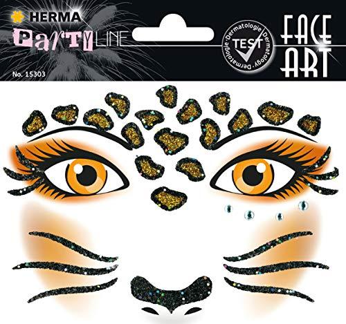 Herma Naklejka do zdobienia twarzy Leopard - 15303