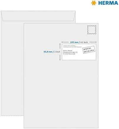 Herma Etykiety Premium 4281, A4, balta, 105 x 50,8 mm, papier matinė, 1000 vnt. (4281)