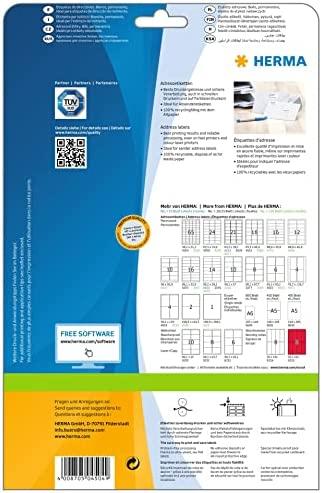 HERMA Adressetiketten Premium A4 baltas 38,1 x 21,2 mm 1625St.