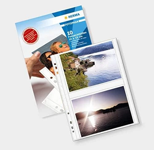 Herma HERMA Fotosichthüllen 90 x 130 mm hoch baltas 250 Hüllen - 7560