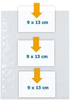 HERMA 7584 įmautė dokumentams 90 x 130 mm Polipropilenas (PP) 10 vnt