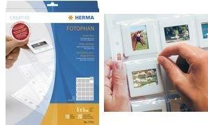 HERMA 7699 vardinių kortelių dėklas Permatomas