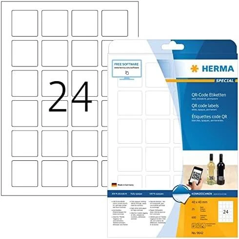 „Herma“ etiketės QR kodams 40x40 mm (9642)