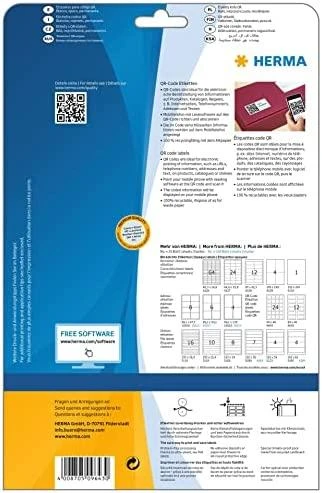 „Herma“ etiketės QR kodams 80x40 mm (9643)