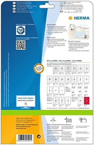 HERMA Adressetiketten Premium A4 baltas 63,5 x 33,9 mm 600St.