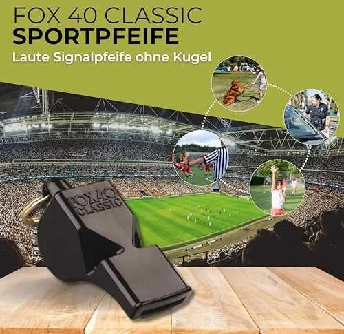 Teisėjo švilpukas Spalding Fox 40 su virvele