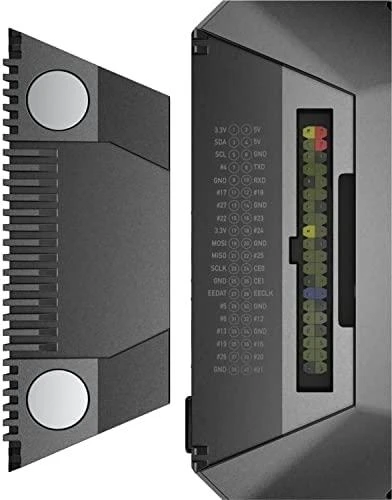 Argon V2 korpusas su GPIO kaiščių išdėstymu