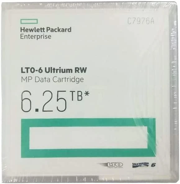 Serveris Hewlett Packard (HP) High Peak Duomenų Juosta - HPE LTO-6 Ultrium 6.25TB 1.26cm