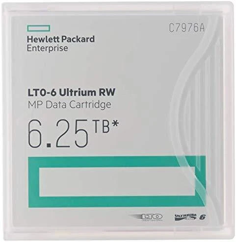 Serveris Hewlett Packard (HP) High Peak Duomenų Juosta - HPE LTO-6 Ultrium 6.25TB 1.26cm
