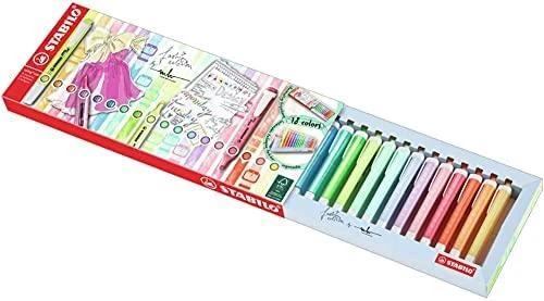 Schwan Stabilo Stabilo Swing Cool + pastel- stovas 18 spalvų.