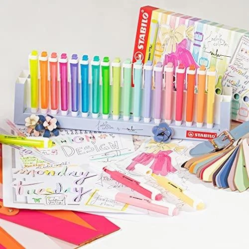 Schwan Stabilo Stabilo Swing Cool + pastel- stovas 18 spalvų.