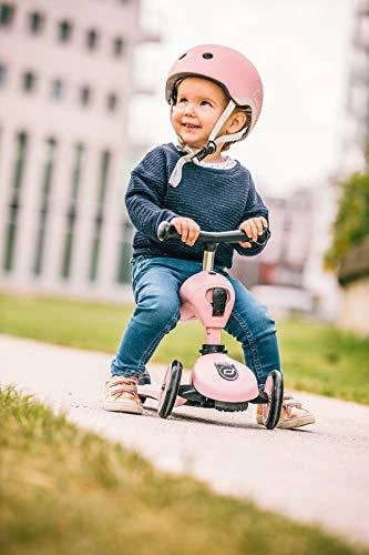 Paspirtukas - balansinis dviratukas  Scoot & Ride Highwaykick 1 2in1 Rose 96270