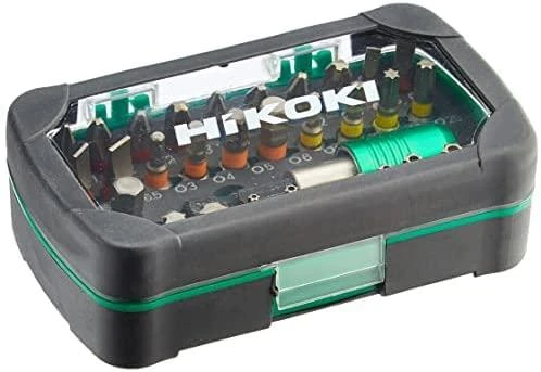 Hikoki Accessories Sukimo antgalių rinkinys Hikoki 750363; 1/4''; 25 mm; 32 vnt.