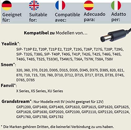 Maitinimo šaltinis GEQUDIO GEQUDIO HN-Power įkroviklis 5V/2A kompat. für Yealink,Snom,FAV