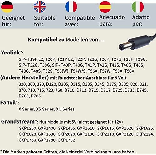 Maitinimo šaltinis GEQUDIO GEQUDIO HN-Power įkroviklis 5V/2A kompat. für Yealink,Snom,FAV