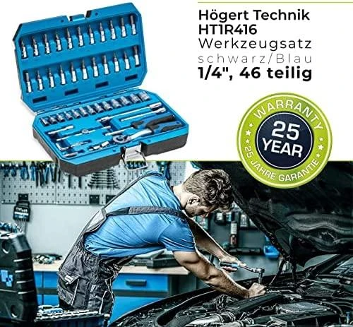Högert Technik Įrankių rinkinys 46 vnt. HT1R416