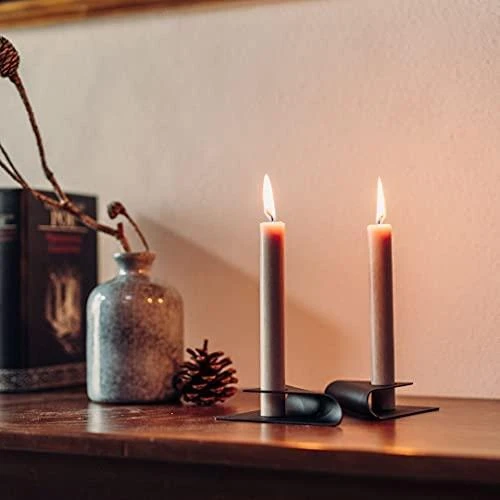 HOFATS SQUARE CANDLE žvakių laikiklių rinkinys, juoda, 4 vnt.