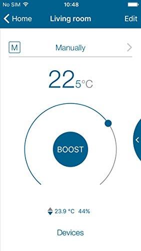 HomeMatic IP Homematic IP temperatūros ir drėgmės jutiklis su ekranu - baltas - viduje