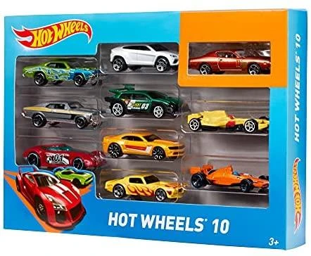 Mattel HOT WHEELS dešimties automodelių rinkinys, 54886