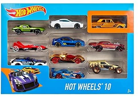 Mattel HOT WHEELS dešimties automodelių rinkinys, 54886