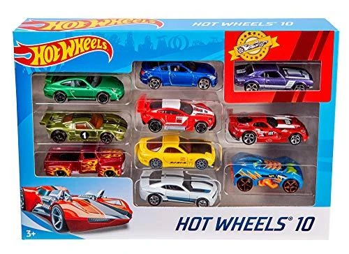 Mattel HOT WHEELS dešimties automodelių rinkinys, 54886