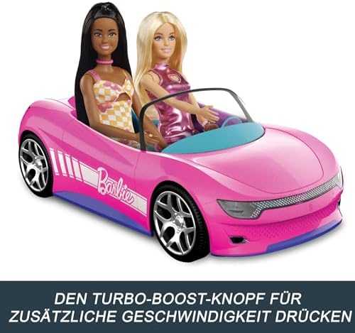 Mattel HOT WHEELS RC automodelis – BARBIE kabrioletas (JBH05)