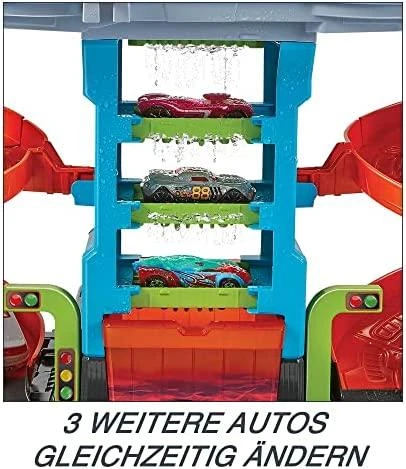 Mattel Hot Wheels rinkinys „Bokštinė automobilių plovykla“