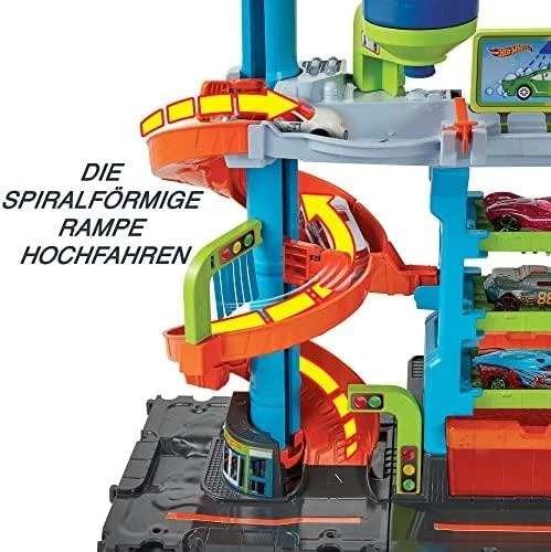 Mattel Hot Wheels rinkinys „Bokštinė automobilių plovykla“