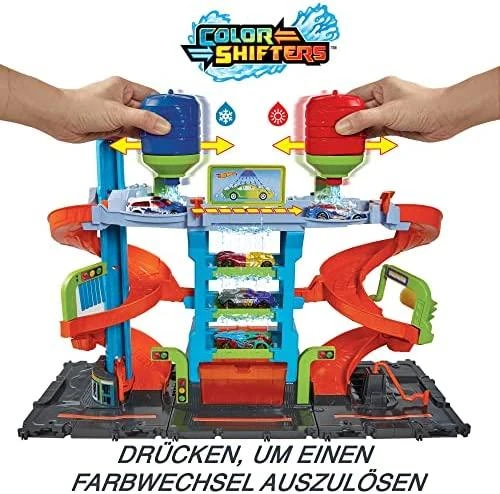 Mattel Hot Wheels rinkinys „Bokštinė automobilių plovykla“