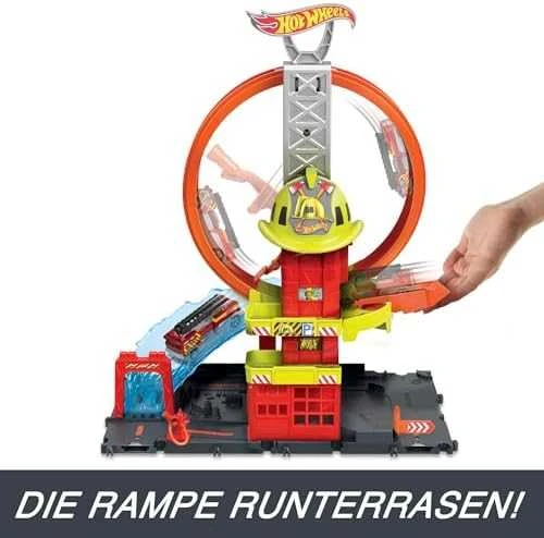 Hot Wheels City Super Loop gaisrinės žaidimų rinkinys