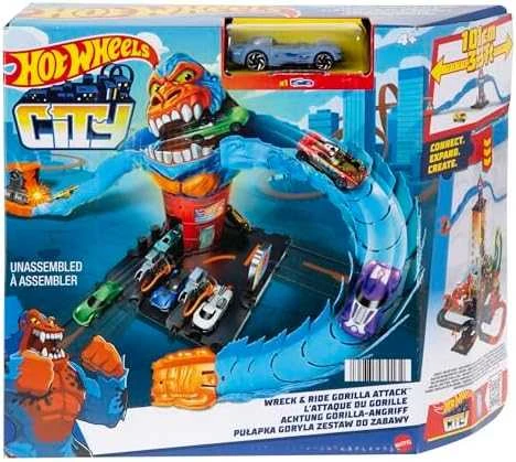 Mattel Hot Wheels rinkinys „Aligatorius, užpuolęs piceriją“