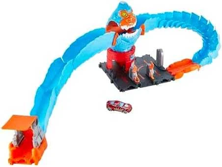 Mattel Hot Wheels rinkinys „Aligatorius, užpuolęs piceriją“