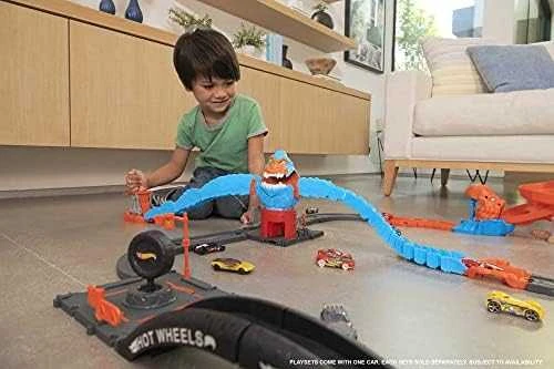 Mattel Hot Wheels rinkinys „Aligatorius, užpuolęs piceriją“