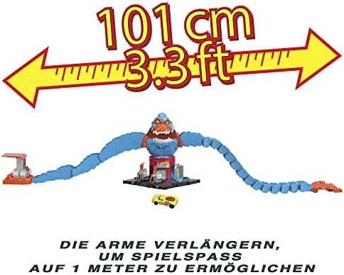 Mattel Hot Wheels rinkinys „Aligatorius, užpuolęs piceriją“