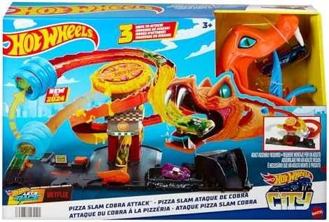Mattel HOT WHEELS CITY rinkinys – Gyvatė picerijoje (HTN81)