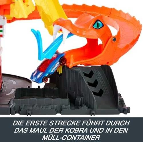 Mattel HOT WHEELS CITY rinkinys – Gyvatė picerijoje (HTN81)