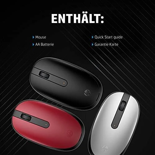 Hewlett Packard (HP) Kompiuterio Pelė - HP 240 Raudona Bluetooth Pelė