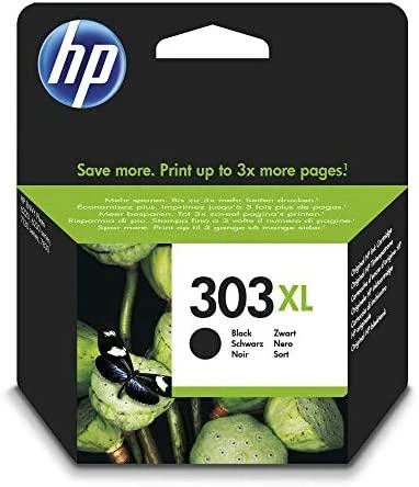 Hewlett Packard (HP) HP 303XL didelės talpos juodo rašalo kasetė, 600 puslapių, skirta HP ENVY Photo 6230, 7130, 7134, 7830 spausdintuvams