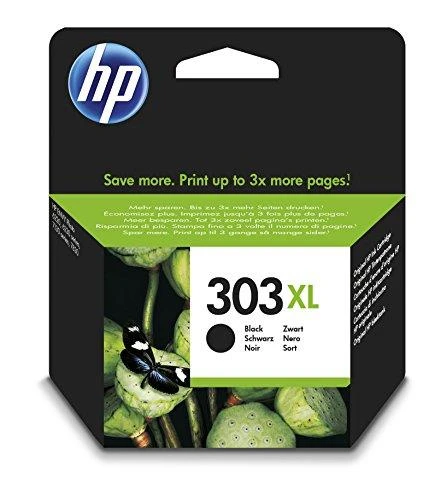 Hewlett Packard (HP) HP 303XL didelės talpos juodo rašalo kasetė, 600 puslapių, skirta HP ENVY Photo 6230, 7130, 7134, 7830 spausdintuvams
