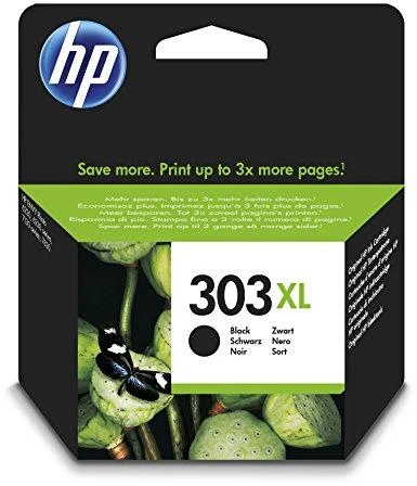 Hewlett Packard (HP) HP 303XL didelės talpos juodo rašalo kasetė, 600 puslapių, skirta HP ENVY Photo 6230, 7130, 7134, 7830 spausdintuvams